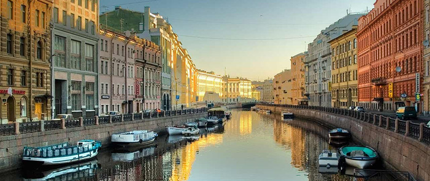 Waterfront of St Petersburg
